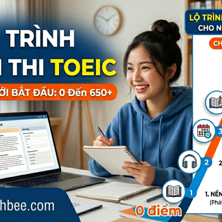 Lộ Trình Luyện Thi TOEIC Cho Người Mới Bắt Đầu: Từ 0 Đến 650+ Chi Tiết Nhất 2026