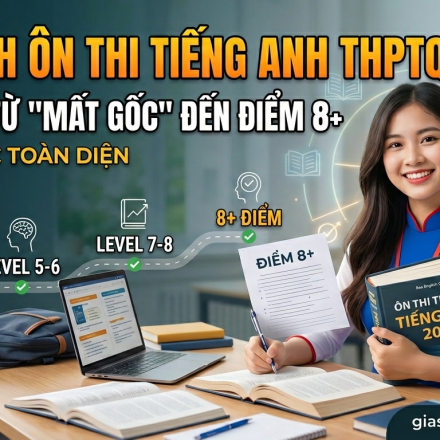 Lộ Trình Ôn Thi Tiếng Anh THPTQG 2026: Bí Quyết Từ “Mất Gốc” Đến Điểm 8+