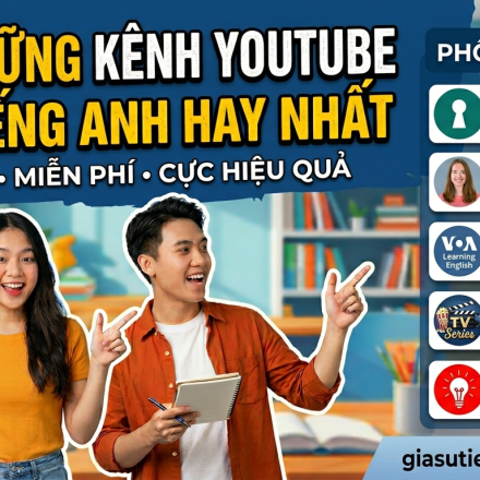 Top Những Kênh YouTube Học Tiếng Anh Hay Nhất 2026: Lộ Trình Từ Mất Gốc Đến Thành Thạo